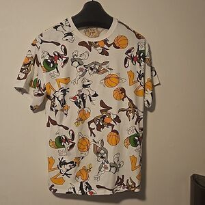 Space jam Looney tunes  tee L